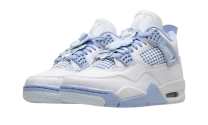 Air Jordan 4 Retro White Aluminum Blue Tint