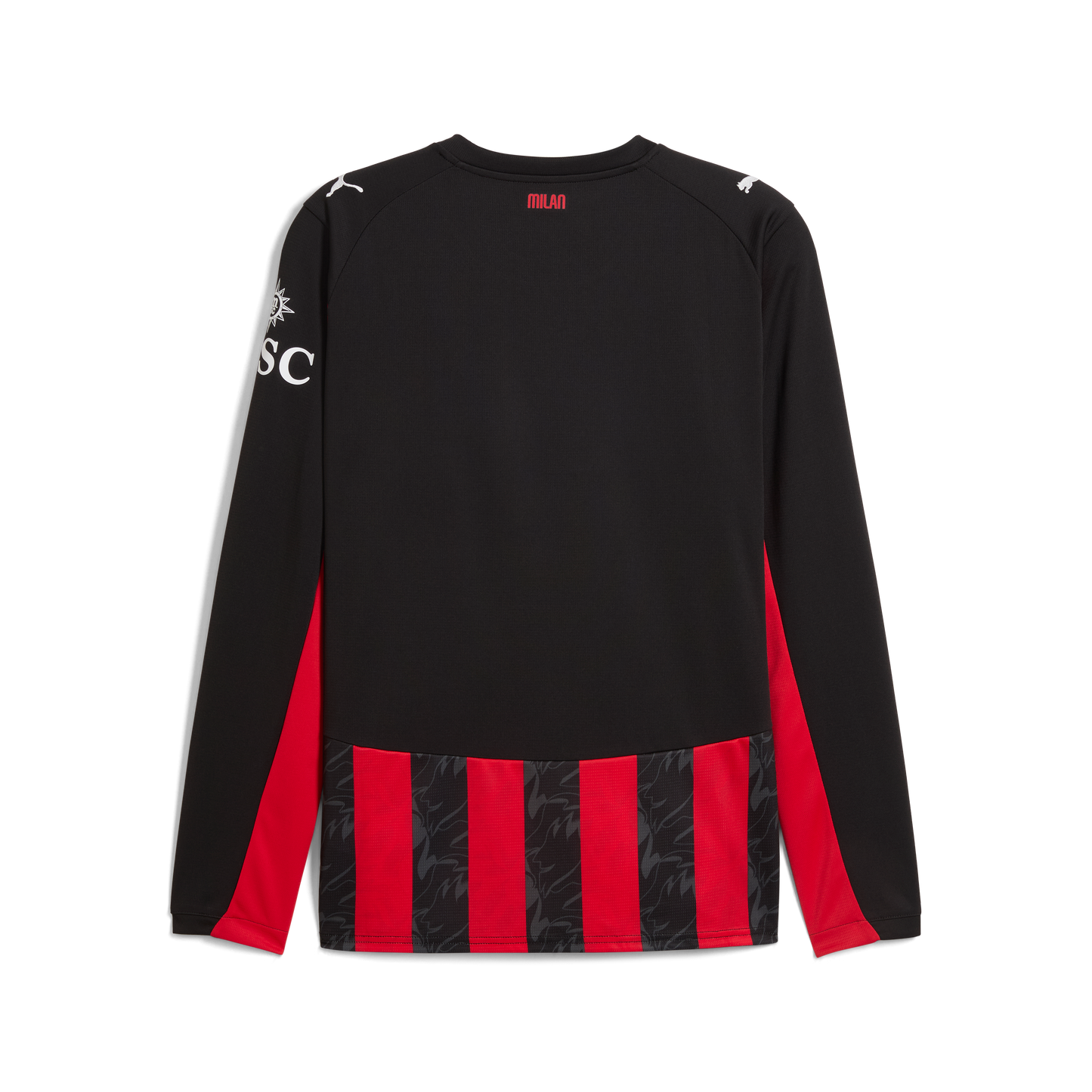 Puma AC Milan Men's Home Replica Long Sleeve Jersey 25/26