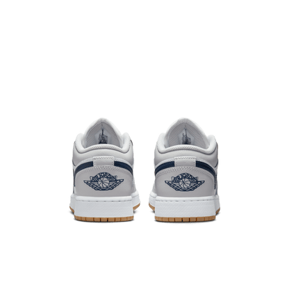 Big Kids' Air Jordan 1 Low "White Neutral Grey Gum"