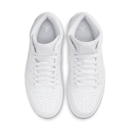 Men's Air Jordan 1 Mid "Triple White"