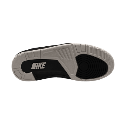Men's Jordan 2/3 "Black Metallic Silver"