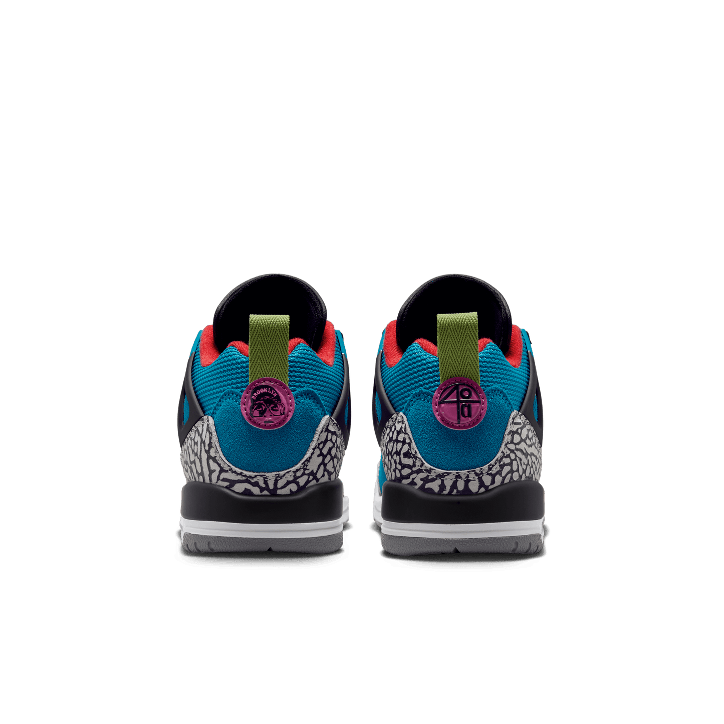 Big Kids' Jordan Spizike Low  "Neo Turquoise Light Crimson"