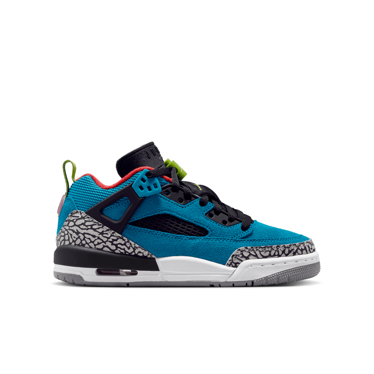Big Kids' Jordan Spizike Low  "Neo Turquoise Light Crimson"