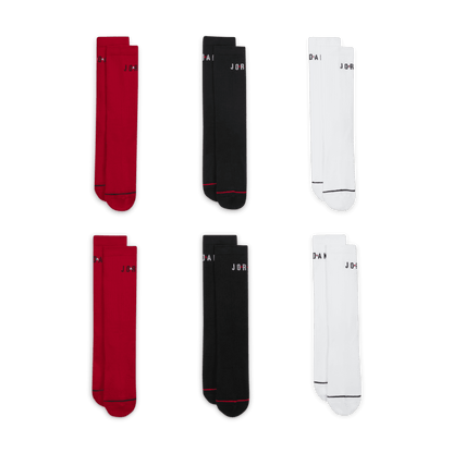 Jordan Essentials Crew Socks (6 Pairs) "Unisex"