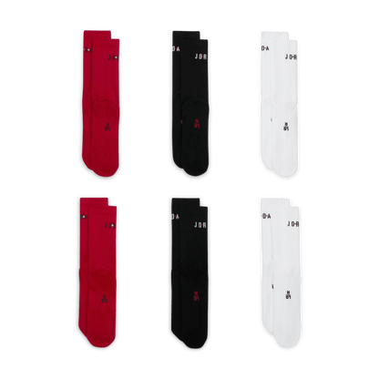 Jordan Essentials Crew Socks (6 Pairs) "Unisex"