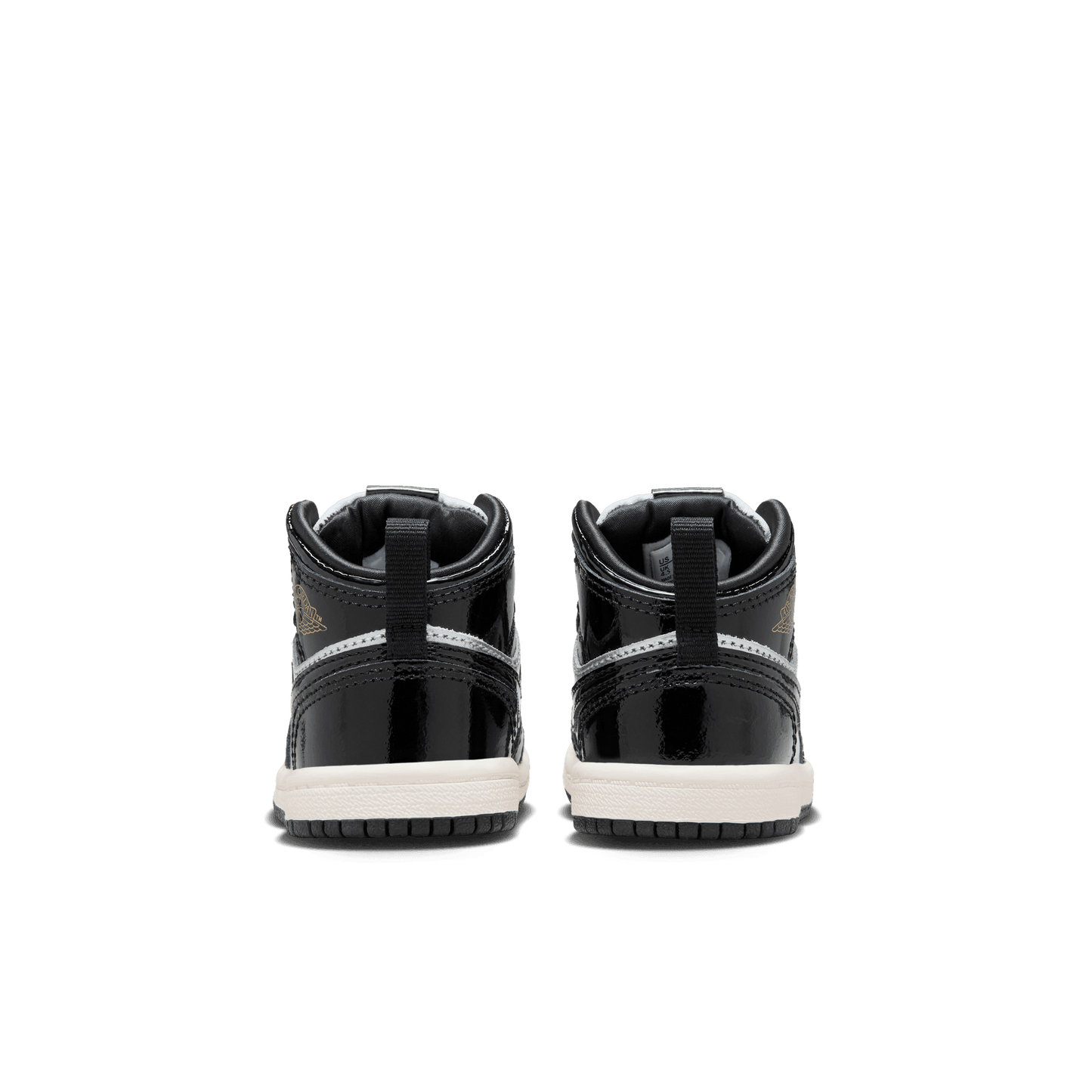 Baby/Toddler Jordan 1 Mid SE "Black Metallic Silver"