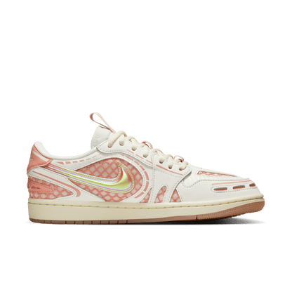 Women's Air Jordan 1 Low Method of Make "Sail Washed Coral"