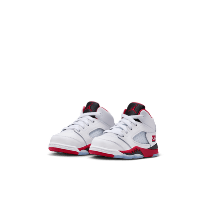 Baby/Toddler Jordan 5 Retro "Fire Red Black Tongue"