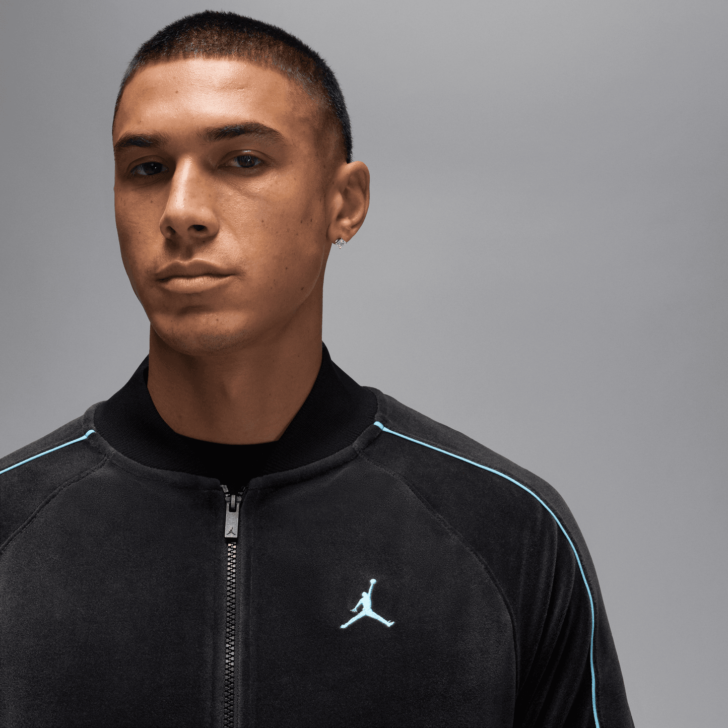 Men's Jordan Brooklyn Velour Track Jacket