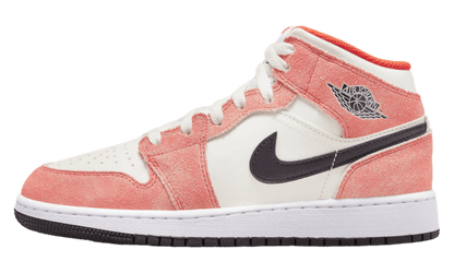 Air Jordan 1 Mid SE Orange Suede