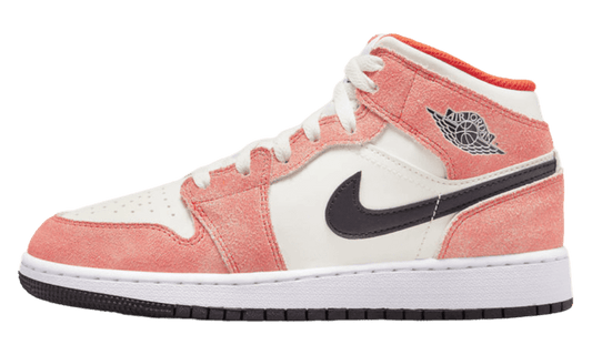 Air Jordan 1 Mid SE Orange Suede