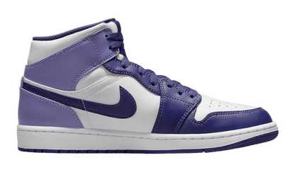 Air Jordan 1 Mid White Sky J Purple