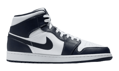 Air Jordan 1 Mid White Metallic Gold Obsidian