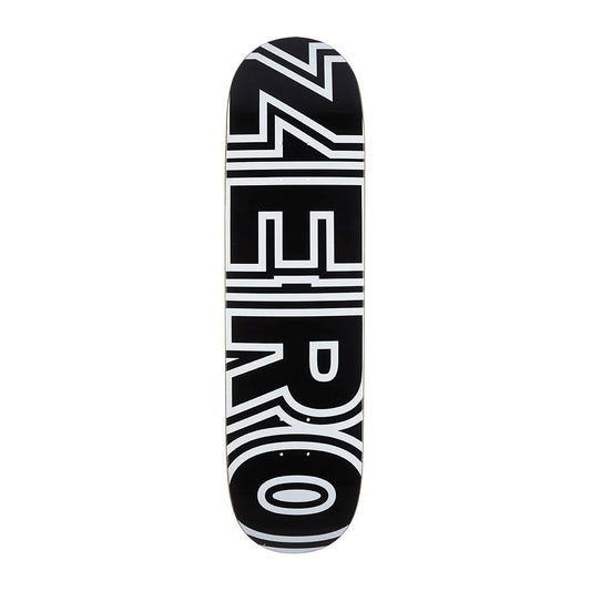Zero Skateboard Deck Bold Black 8.125" x 31.7"