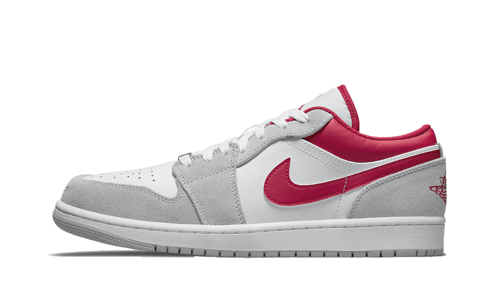 Air Jordan 1 Low SE Light Smoke Gray Gym Red