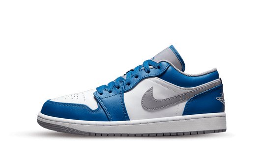 Air Jordan 1 Low True Blue Cement