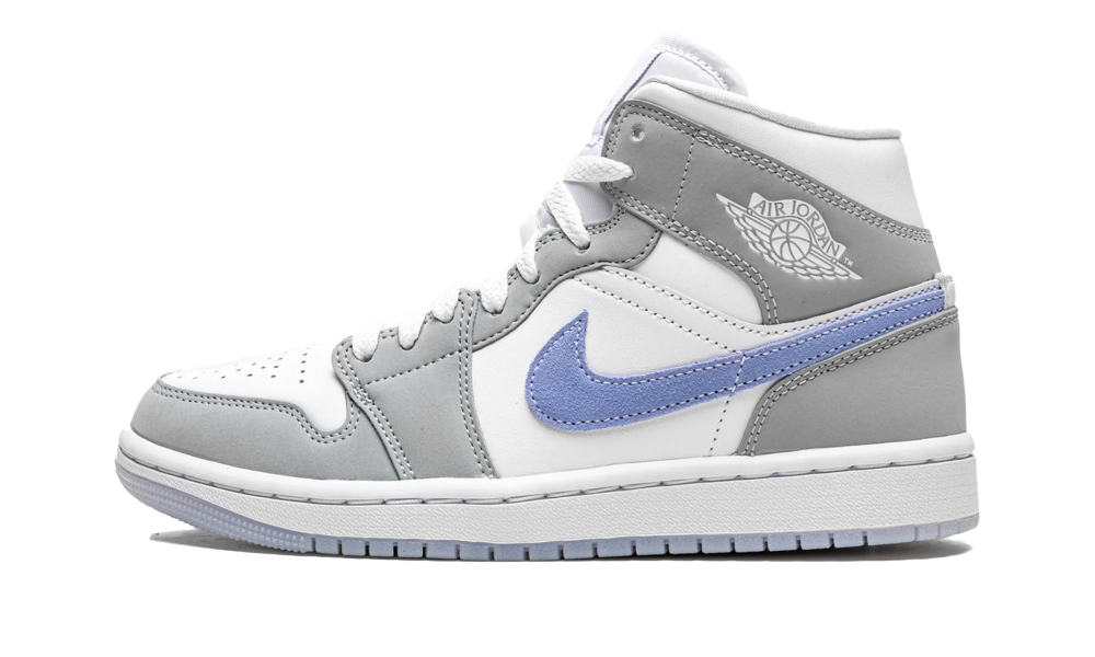 Air Jordan 1 Mid Aluminum Wolf Grey