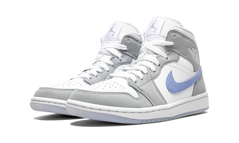 Air Jordan 1 Mid Aluminum Wolf Grey