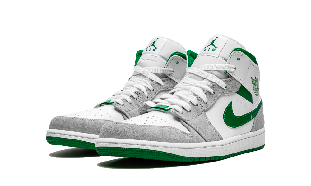 Air Jordan 1 Mid Gray Green