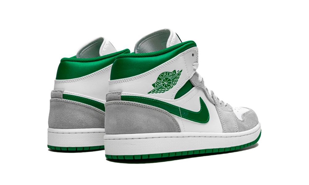 Air Jordan 1 Mid Gray Green