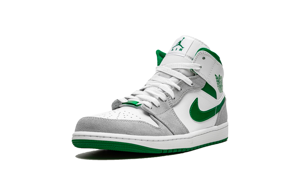 Air Jordan 1 Mid Gray Green