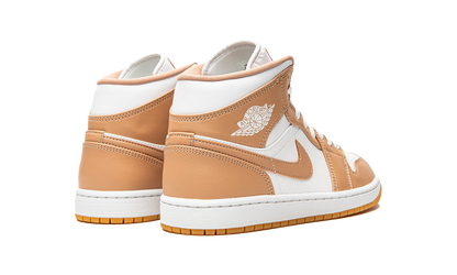 Air Jordan 1 Mid Hemp Tan White