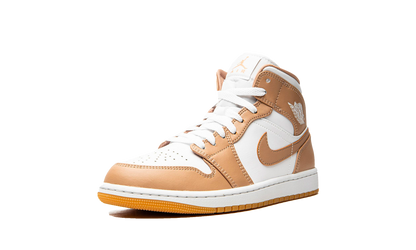 Air Jordan 1 Mid Hemp Tan White