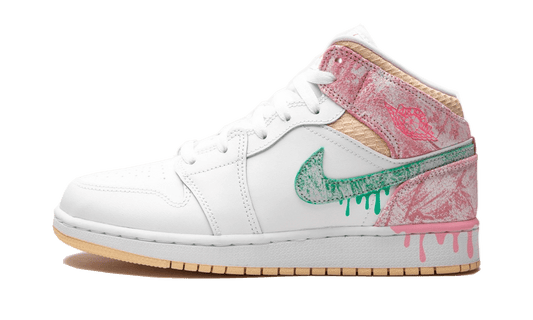 Air Jordan 1 Mid Paint Drip