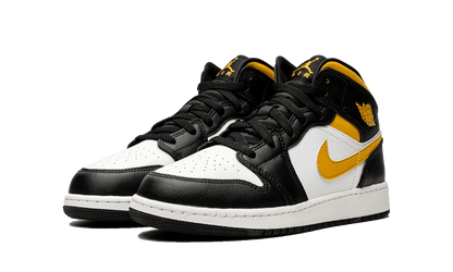 Air Jordan 1 Mid White Pollen Black