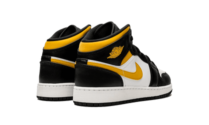 Air Jordan 1 Mid White Pollen Black