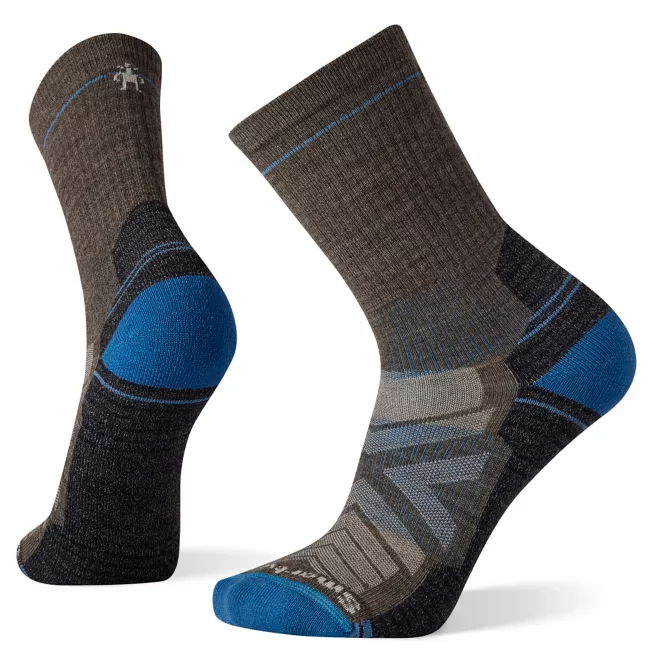 Smartwool - Hike Light Cushion Crew - Military Olive-Fossil