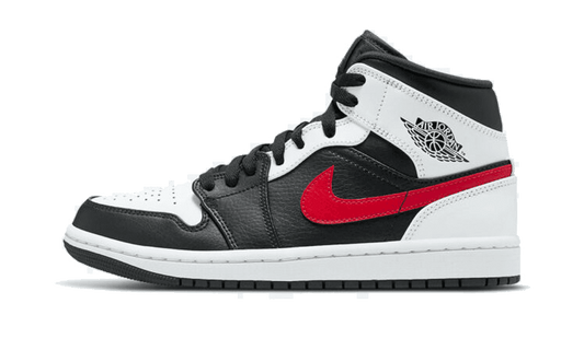 Air Jordan 1 Mid Black Chile Red White