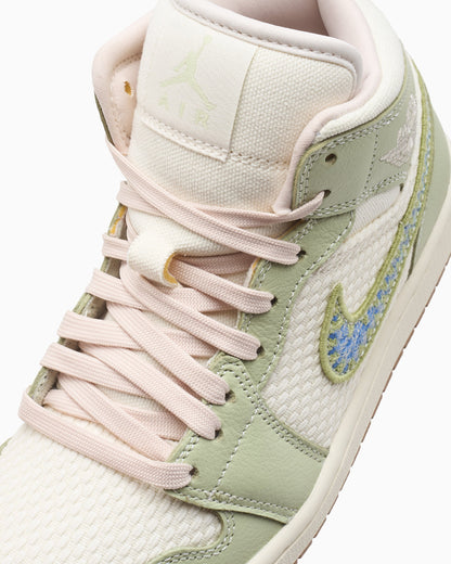 Air Jordan Women's 1 Mid SE "Olive Aura"