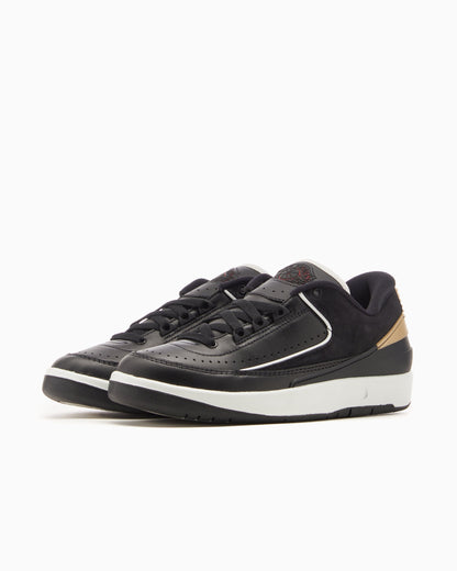 Air Jordan Women's 2 Retro Low "Black Metallic Gold"