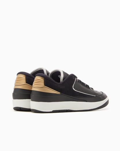 Air Jordan Women's 2 Retro Low "Black Metallic Gold"