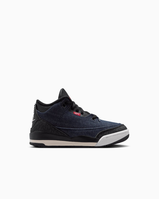 Air Jordan x Levi's 3 Retro "Indigo And Gym Red" (PS)