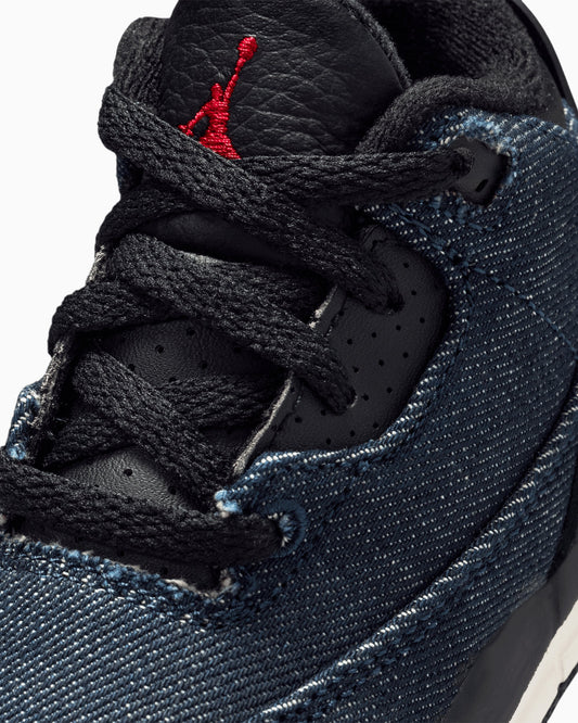 Air Jordan x Levi's 3 Retro "Indigo And Gym Red" (TD)