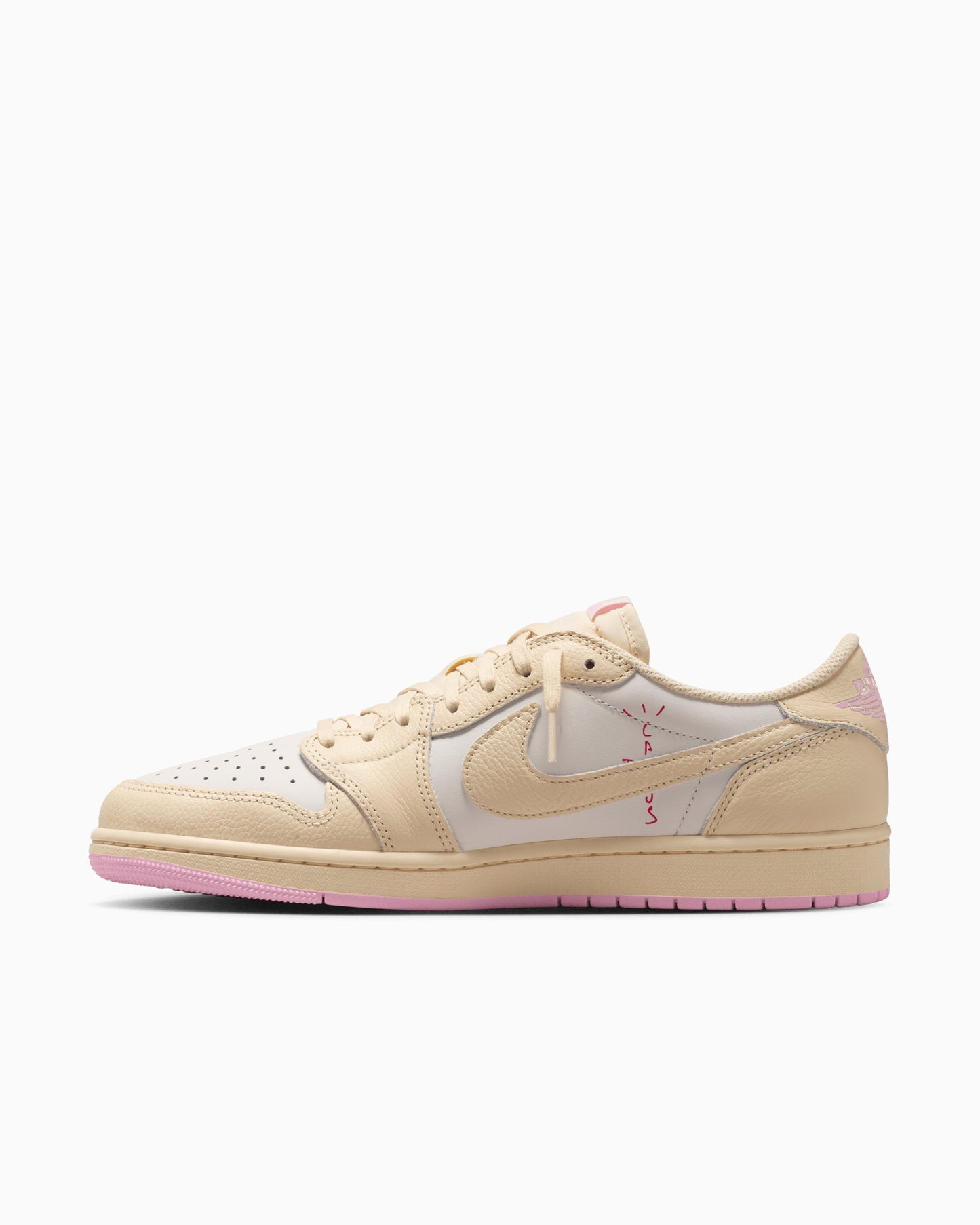 Air Jordan x Travis Scott 1 Low Retro "Shy Pink"